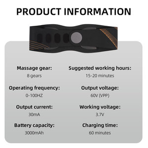 AOFIT-Ceinture de massage <span class=keywords><strong>lombaire</strong></span> à pression de 8 vessies d'<span class=keywords><strong>air</strong></span> chauffantes et vibrantes, compresse d'<span class=keywords><strong>air</strong></span>, pétrissage, masseur de taille - Product Image 6