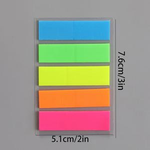 Pestañas Adhesivas Personalizadas para Índices de Material Escolar, Marcadores de Página con Flecha, Notas Magnéticas, Banderas Adhesivas para Notas Escolares - Product Image 2