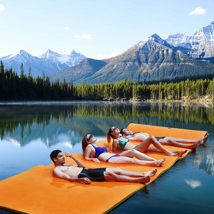 Lily Pad Floating Mat - 8'/9'/12' Extra Large Water Mat For Lake, Pool & Ocean