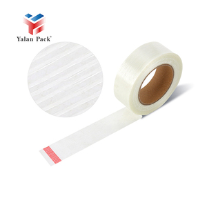 Yalanpack nhiệm vụ nặng nề gia cố sợi thủy tinh chéo dệt bán rõ ràng tự dính đóng đai sợi thủy tinh Filament Băng cho pin - Product Image 3