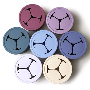 Tasse de rangement pour collations en silicone pour nourrissons et tout-petits, portable, résistante aux hautes températures, avec couvercle, pour les enfants de 0 à 6 mois - Product Image 2