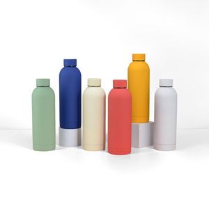 Promotional <b>Drinkware</b> Trending Wholesale Double Walled Tumbler Leak Proof Custom Gym 500Ml Water Bottle with Handle - Product Image 3