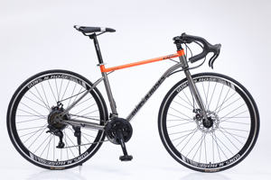CE <span class=keywords><strong>Meilleur</strong></span> vélo de route en acier à haute teneur en carbone à double frein à disque 21 vitesses 700C vélo de <span class=keywords><strong>course</strong></span>, vélo de montagne, vélo de montagne - Product Image 4