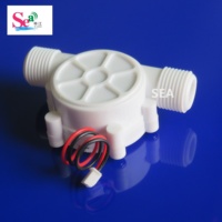 SEA DB-268 Générateur 12V CC 2-3W Haute Puissance Micro-hydro Turbine Hydraulique Générateur Électrique à Eau Courante Type Pipeline