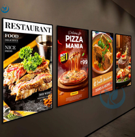Boîte à lumière LED pour affichage de panneau de menu A1 A2 A3 A4 Boîte à lumière LED pour affiche de film pour la publicité Bonne qualité