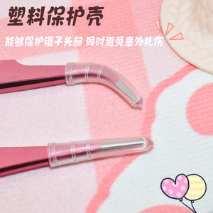 Shinno Manicure Tweezers Stainless Steel Rounded Tip Colorful Cartoon Design For Nail Art Diy Craft - Product Image 4