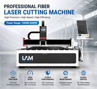 Máquina de Corte Láser de Metal CNC, Cortadora Láser de Fibra para Corte de Láminas de Acero Inoxidable, Acero al Carbono y Aluminio