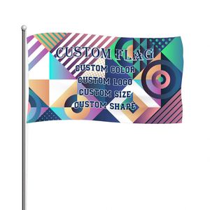 Bandera de Tela de Poliéster con Diseño Personalizado, Bandera con Logotipo Personalizado, Bandera de Fútbol - Product Image 1