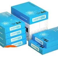 Papel de copia Doble A A4 70/75/80gsm 500 hojas de papel Bond blanco para impresión de oficina, escritura y fotocopia
