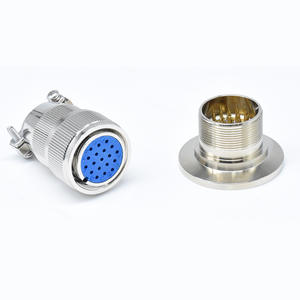 Connecteur de vide à KF40-8 pôles, bouchons mâles et femelles frittés en verre KF25-12P, bouchons KF16-19 étanches au gaz pour la connexion de tuyaux à vide - Product Image 3