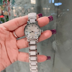 Advanced Luxury <b>Watch</b> Precise Quartz Movement Sapphire Mirror Ceramic Steel With Gold Strap Stainless Steel <b>Case</b> Longiness. - Product Image 1