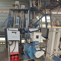 Prix Usine SUNSHINE SZLH350 Ligne de Production de Granulés d'Aliments à Matrice Annulaire pour Volailles et Bétail 5TPH Haute Productivité Nouvelle