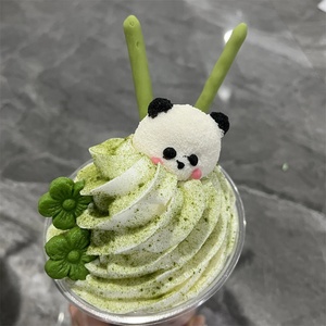 Modelo de simulación de batido de leche con burbujas Panda Fubao de 500 ML, bonito modelo de batido de crema para exhibición en coches de comida DIY y camiones de café y smoothies - Product Image 4