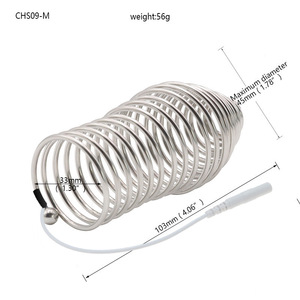 Set Sex Toy per uomo e donna Shock elettrico gabbia del pene e spina anale con vestibolo posteriore - Product Image 2
