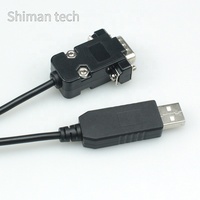 Cable Adaptador USB a DB9 Macho Serial RS232