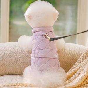 Jaket Vest Anjing Musim Dingin Grosir Online, Rompi Hangat Tebal untuk Hewan Peliharaan, Pakaian Anjing Hangat dengan Gesper Tarik, Jaket Salju untuk Anak Anjing - Product Image 3