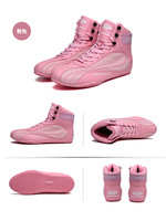 Chaussures de boxe Sports Combat Training Chaussures de combat Hommes et femmes Adultes Gym Haltérophilie Chaussures de lutte