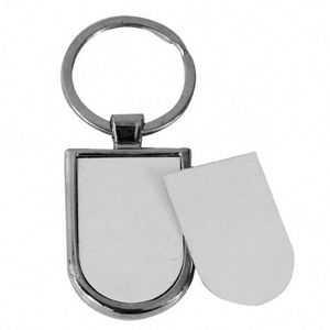 Various <b>Custom</b> Sublimation Keyrings Customized Blank Metal Heart Transfer Printing Keyholder Promotional DIY <b>Keychains</b> - Product Image 4