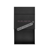 Boîte cadeau en carton rigide avec fermeture magnétique, emballage de luxe sur mesure, grand format, finition mate, papier UV spot