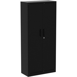 Armario de Almacenamiento de Acero <span class=keywords><strong>para</strong></span> Garaje, 2 Puertas, 5 <span class=keywords><strong>Estantes</strong></span> Ajustables, Armario Archivador con Cerradura y Almacenamiento <span class=keywords><strong>para</strong></span> Herramientas - Product Image 5