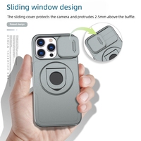 Coque de téléphone magnétique de luxe IDEAL Factory pour iPhone 18 17 16 15 14 13 12 11 ProMax avec support anneau et protection d'objectif