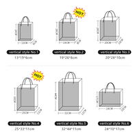 Sacs shopping en papier kraft noir avec poignée personnalisée, impression offset, cordon de serrage, carton ivoire, ruban pour chaussures et vêtements, sacs cadeaux