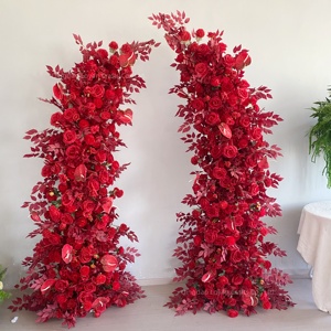 Set di Piante Artificiali Floreali Facili da Montare e Ripiegare per la Conservazione Fiori con Supporto per Decorazioni di Matrimoni ed Eventi - Product Image 6