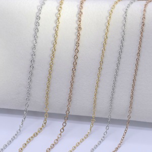 Stainless Steel <b>Cross</b> <b>Chain</b> Clavicle Necklace Unisex Minimalist Design Zinc Alloy Vacuum Electroplated Gift Jewelry - Product Image 4