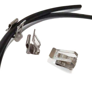 Grampo do cabo do aço inoxidável quadrado do costume 6mm2 para montar painéis solares do picovolt - Product Image 3