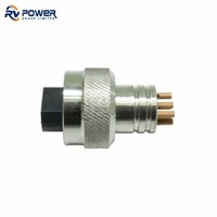 Compatible avec la série 55, prise de câble intérieure 5501-1506, 6 broches, boîtier en acier inoxydable et aluminium