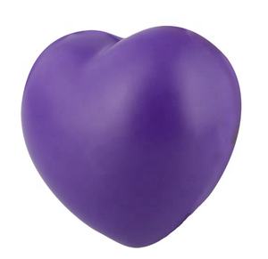 Bolas antiestrés en forma de corazón mini rojo Amarillo Blanco azul verde regalos promocionales de espuma de PU a granel con logotipo personalizado - Product Image 2