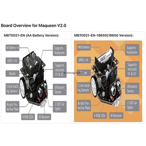 Batería Recargable Ni-MH micro:Maqueen Plus V2 Original, Kit de Robot Educativo STEM Avanzado para Placa micro:bit - Product Image 5