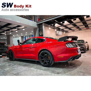 Углеродное волокно GT500 <span class=keywords><strong>Track</strong></span> Edition Style заднее крыло для Ford <span class=keywords><strong>Mustang</strong></span> 2015-2022 спойлер заднего багажника - Product Image 3