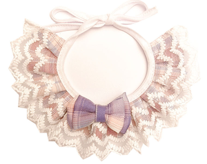 Mô Hình Kẻ Sọc đàn hồi chó mèo vật nuôi nước bọt khăn ren ren vật nuôi tam giác Khăn Cổ Áo BIB Nguồn cung cấp bán buôn - Product Image 5