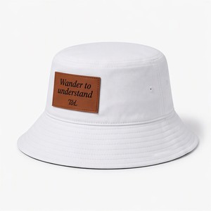 Chapeau Bob en Similicuir Personnalisé avec Logo, Imperméable, Haute Performance, Protection Solaire Extérieure, Casquette de Pêche – Fabricant - Product Image 1