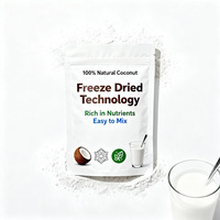 Extrait de noix de coco de qualité alimentaire, soluble dans l'eau, noix de coco déshydratée lyophilisée, riche en vitamines et en protéines, en bouteille/fût/canette, MOQ 1 kg