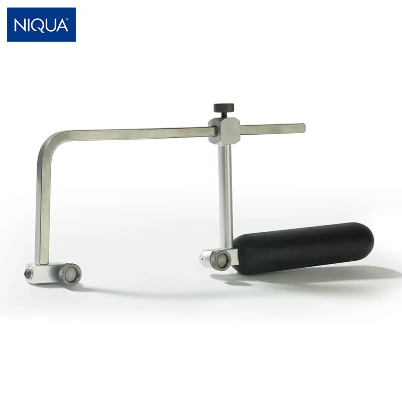 NIQUA Germany quality antilope depth 80mm adjustable jewelers saw frame with black plastic handle