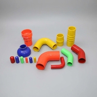 Tuyau en silicone pour radiateur de turbo de voiture personnalisé, coudé à 45 degrés, réducteur