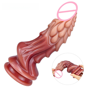 Dildo vibrant réaliste 2026 avec base à ventouse puissante et corps texturé veineux pour utilisation mains libres, dildo monstre sûr pour le corps - Product Image 1
