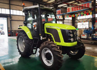 Tracteur agricole à roues Zoomlion RC904 90HP 4WD avec cabine et moteur diesel