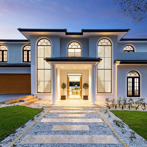 AS2047 Design moderno telaio in lega di alluminio doppio vetro finestre scorrevoli apertura orizzontale finestre francesi e porte - Product Image 4