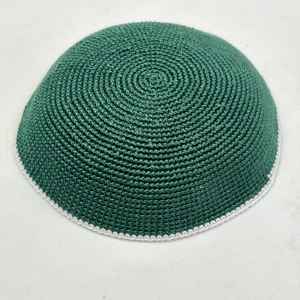 Élégant noir <span class=keywords><strong>DMC</strong></span> Crochet Kippah chapeau pour hommes garçons et enfants 100% <span class=keywords><strong>coton</strong></span> pour fête quotidienne en plein air Kippah juif - Product Image 3