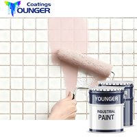 Revêtements à base d'eau de peinture à changement de couleur de carrelage à forte adhérence antidérapante et imperméable pour la rénovation de céramique Carreaux de sol et de mur