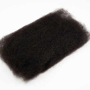 QVR brasiliano Afro crespo sfuso capelli umani Extensions colore naturale intrecciatura e Dreadlock capelli veri per lo Styling dei capelli - Product Image 1