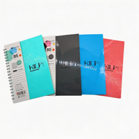 Cahiers spirales en gros, cahier spirale simple avec couverture en PP B5, cahier spirale à couverture rigide pour les notes des étudiants