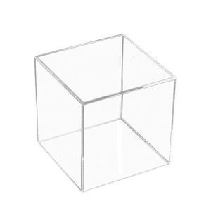 Wholesale Custom Cube Clear Acrylic Compartment Display Box