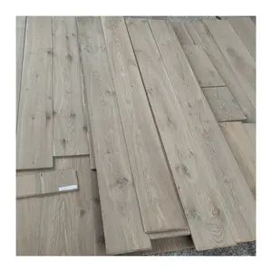 ¡Tablón de madera más ancho! Suelo de madera de roble a precio barato suelo laminado de parquet nueva llegada suelo de madera de roble