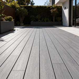 Terrasse extérieure composite élégante et moderne, imperméable, <span class=keywords><strong>couleur</strong></span> <span class=keywords><strong>teck</strong></span>, installation par clipsage - Product Image 4
