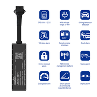 LYNKWORLD Mini GPS Beidou de Cuatro Líneas LW2G-4BH para Motocicleta, Alarma de Punto Ciego y Exceso de Velocidad, Amplio Rango de Voltaje, Aplicación Android