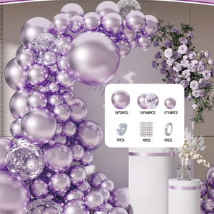 مجموعة بالونات صديقة للبيئة ومتينة من إكسبون لتزيين أعياد الميلاد وحفلات استقبال المولود وعيد الأم والتخرج وعيد الحب والكريسماس - Product Image 1